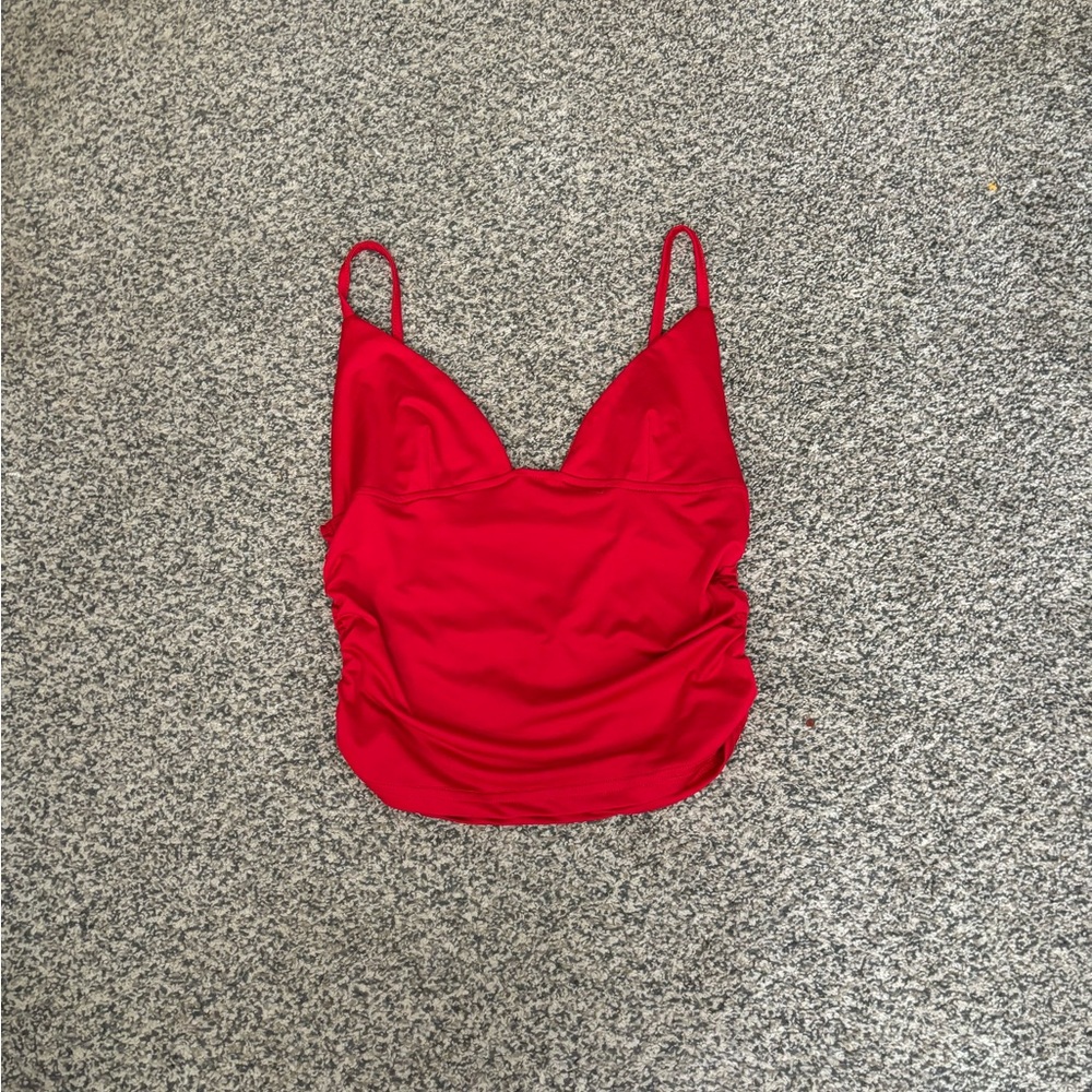 Red Spaghetti Strap Top